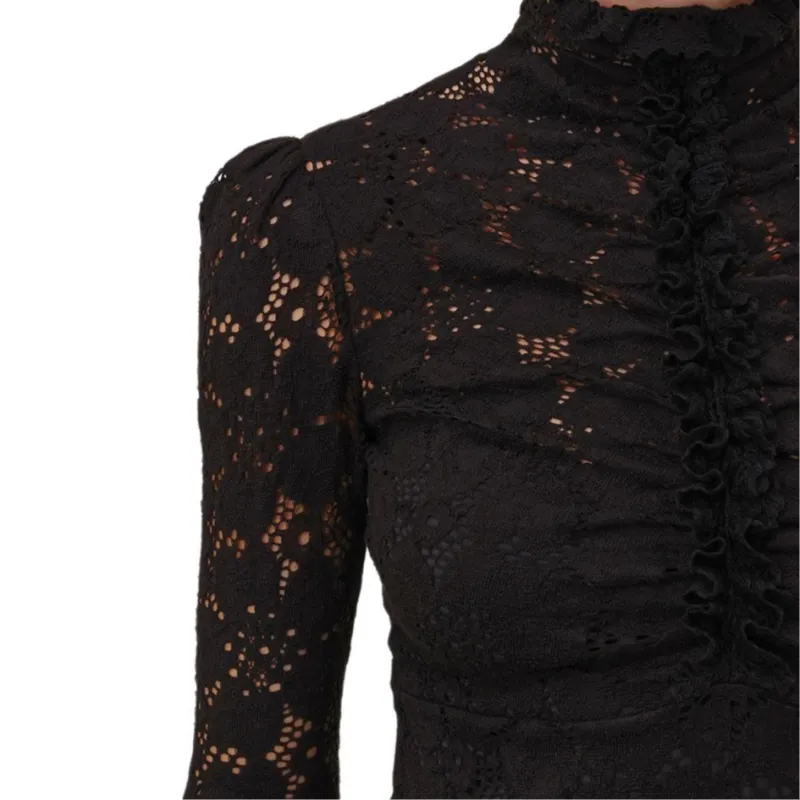Zimmermann Long Sleeved Dresses Women's Black-4