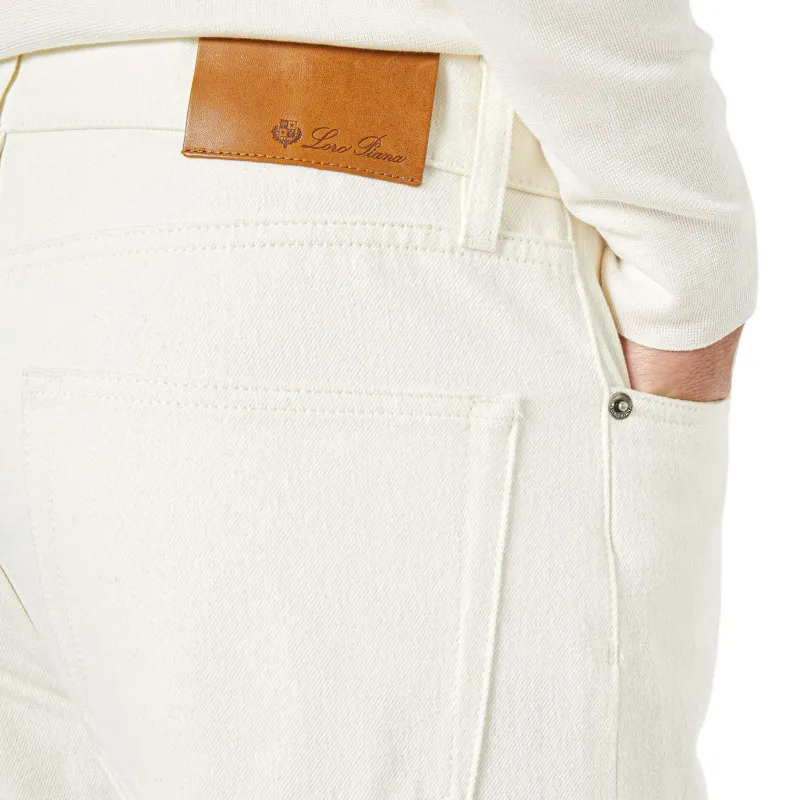 Loro Piana SS25 Casual Pants Men's White-6