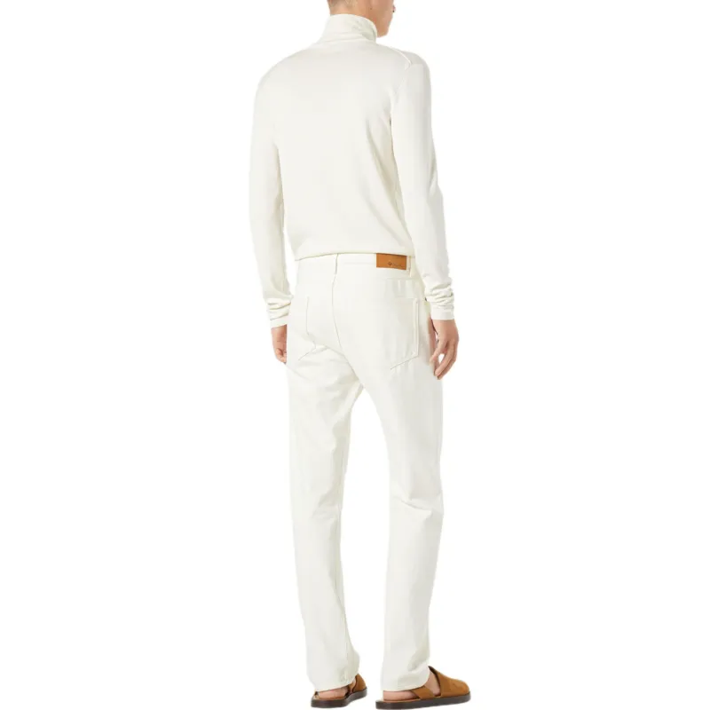 Loro Piana SS25 Casual Pants Men's White-3