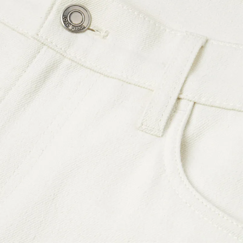 Loro Piana SS25 Casual Pants Men's White-5