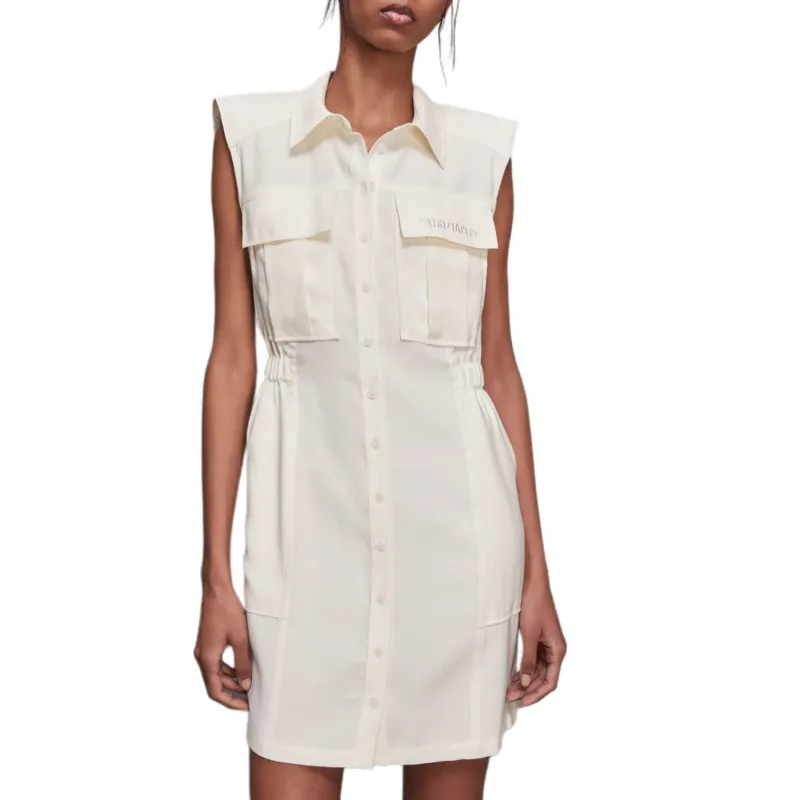 Patrizia Pepe Logo embroidered Mini Dress-2