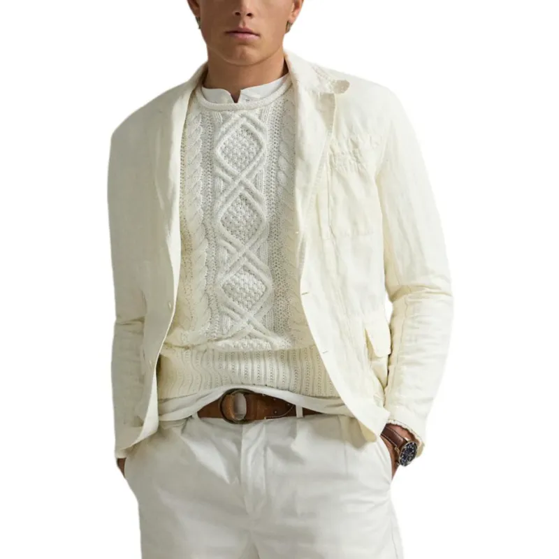 Polo Ralph Lauren Business Suit Coat Men's White-2