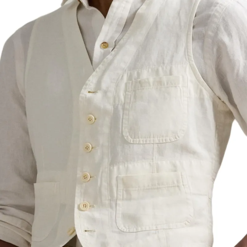 Polo Ralph Lauren Vest Men's White-4
