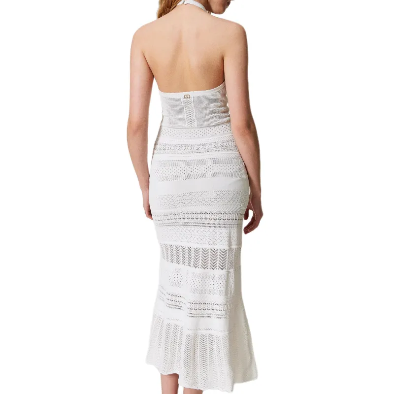 Twinset Knitted Maxi Dress-2
