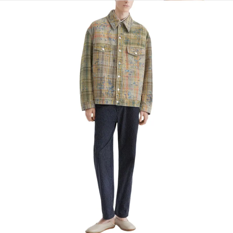 FENDI Patchwork Denim Jacket-2