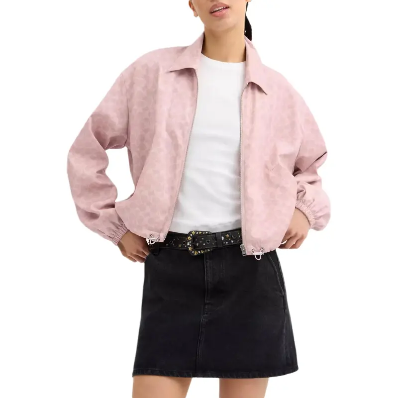 COACH SS25 Trench Coat Women's Pink-1