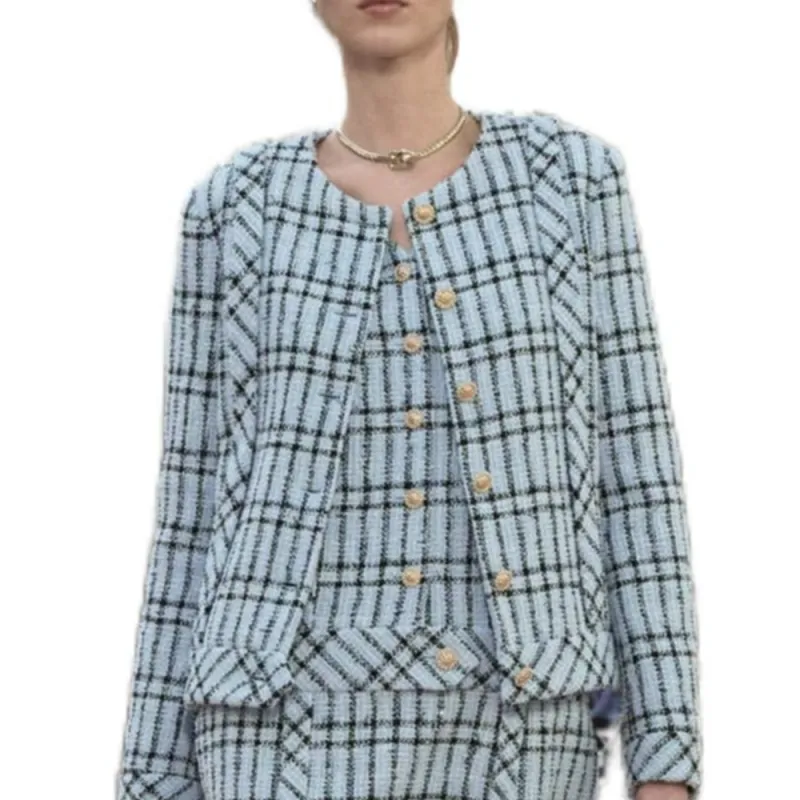 CHANEL 25S Spring Summer Collection Jackets & Coats Women's Light Blue-1