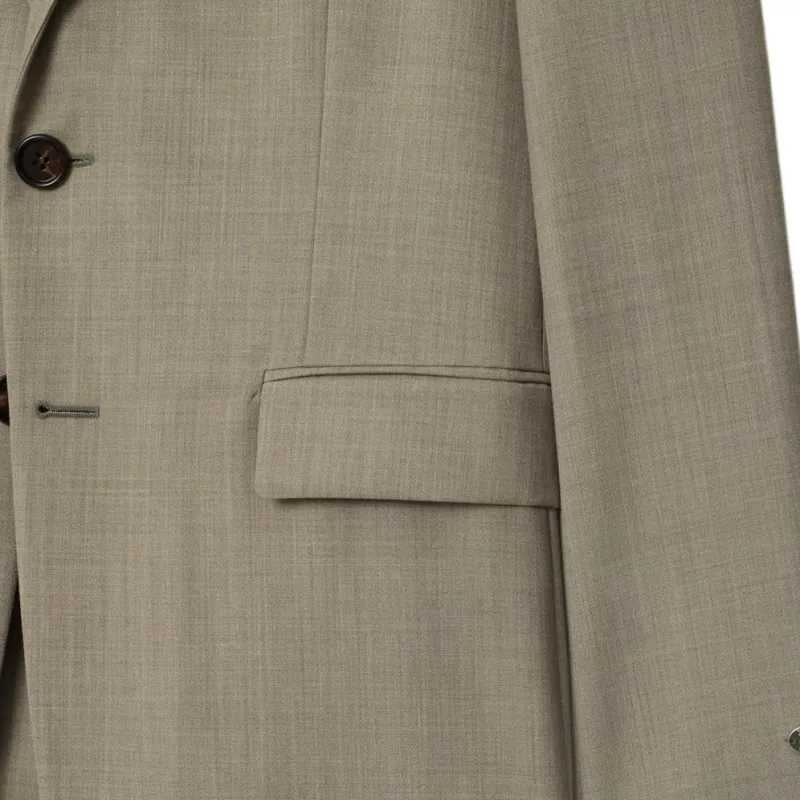 Burberry Wool Single breasted Blazer-4