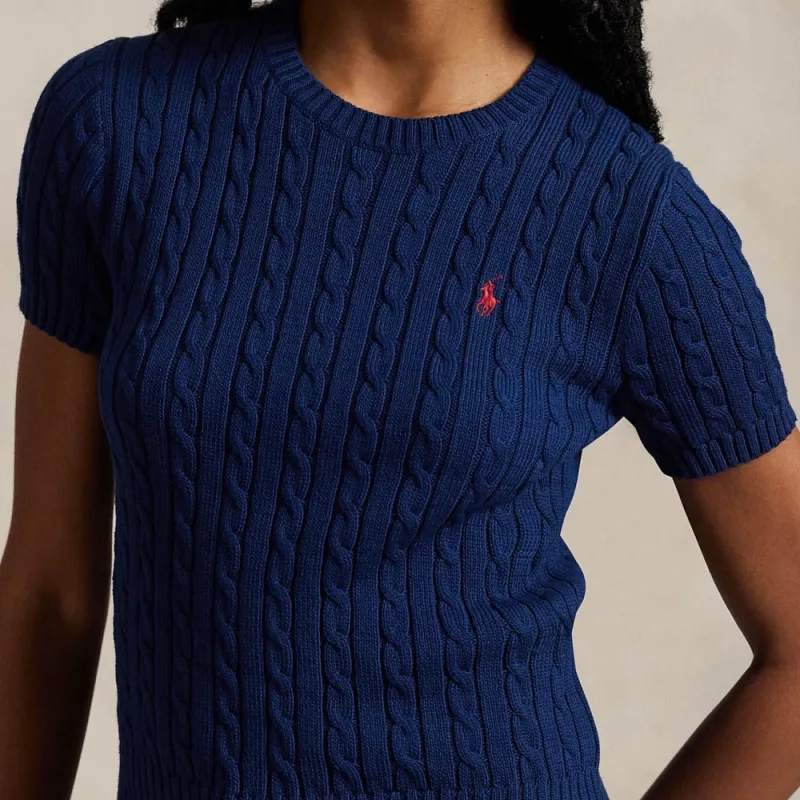 Polo Ralph Lauren Cable knit Short sleeve Top-3
