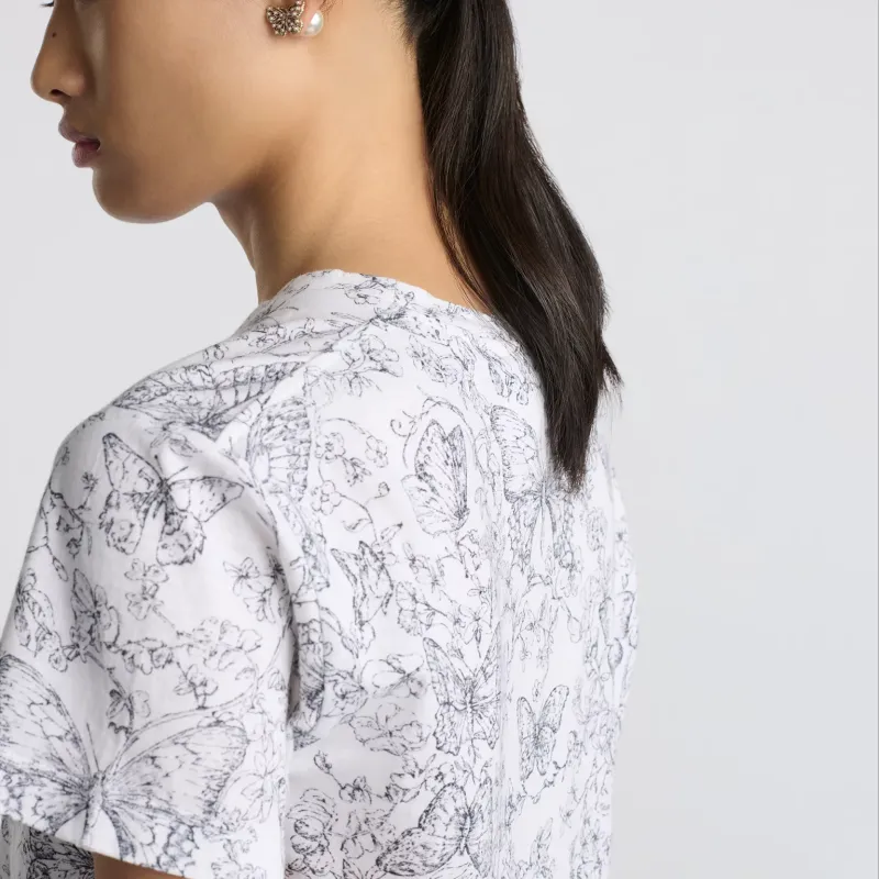 DIOR T Shirts Women's White-2