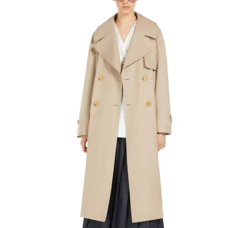 MaxMara Mtrench Double Breasted Coat-3