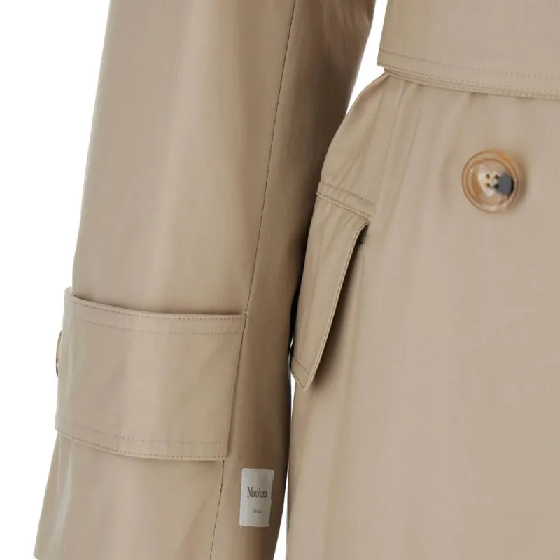 MaxMara Mtrench Double Breasted Coat-4