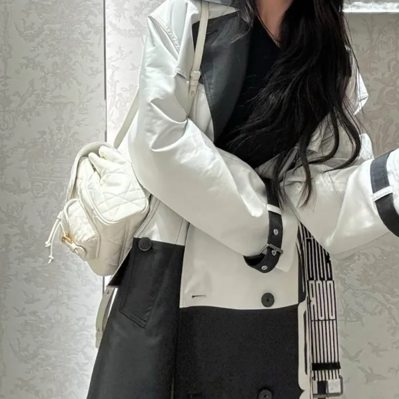 DIOR Trench Coats Women's White-4