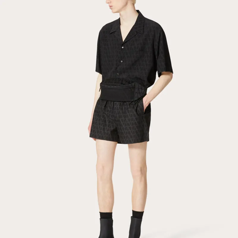 Valentino Embroidered Silk Shirt-2