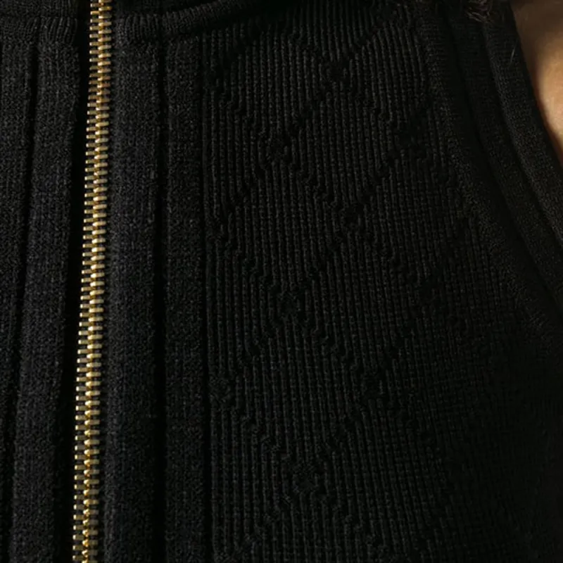 BALMAIN FW21 Crop Top Women's Black-4