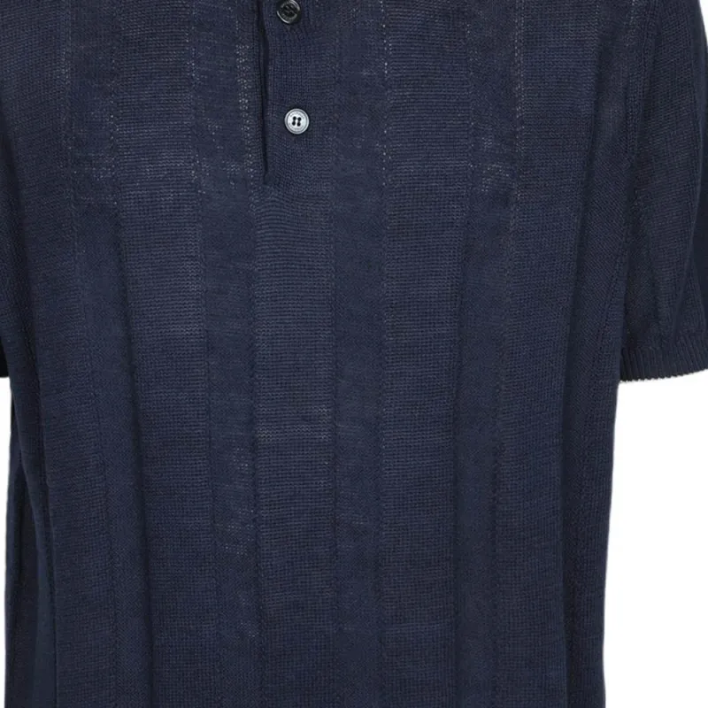 Brunello Cucinelli Ribbed Knit Polo-4
