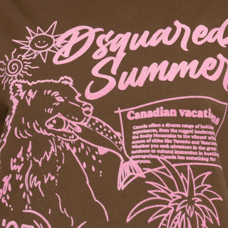 DSQUARED 2 Summer Canadian Crewneck T Shirt-4
