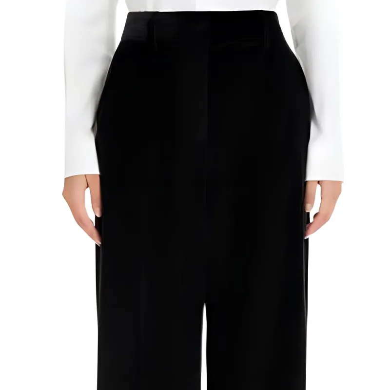WEEKEND MaxMara Wide leg Velvet Trousers-3