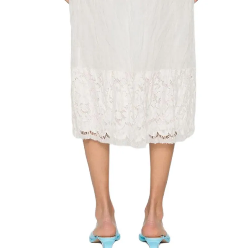 PRADA Lace Detailed Skirt-4
