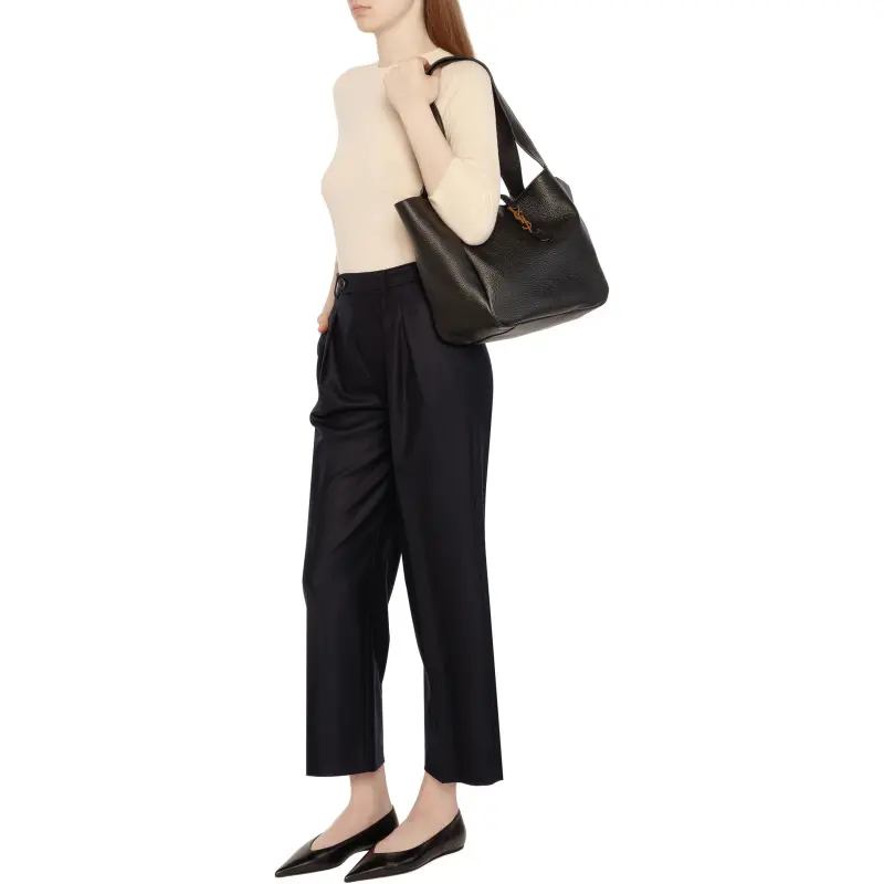 Loro Piana Casual Pants Women's Marine Blue-3