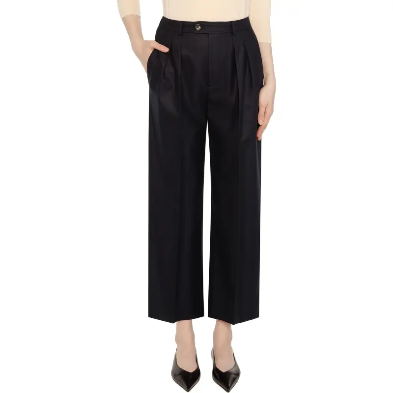 Loro Piana Casual Pants Women's Marine Blue-1