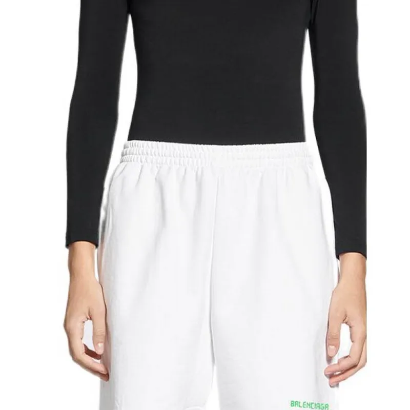 Balenciaga 520 Casual Shorts Men White-3