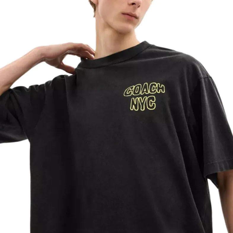 COACH T Shirts Men Black-3