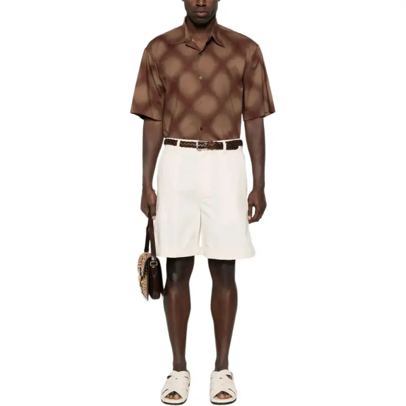 Valentino Casual Shorts Men's Light Beige-1
