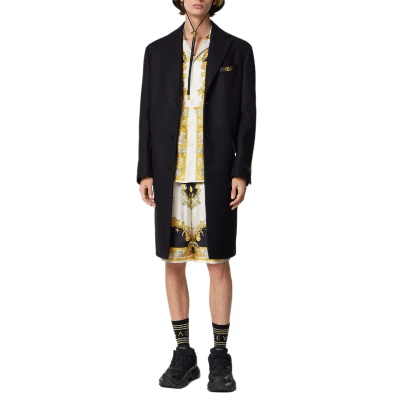 VERSACE Coral Theatre print Short sleeve Shirt-3