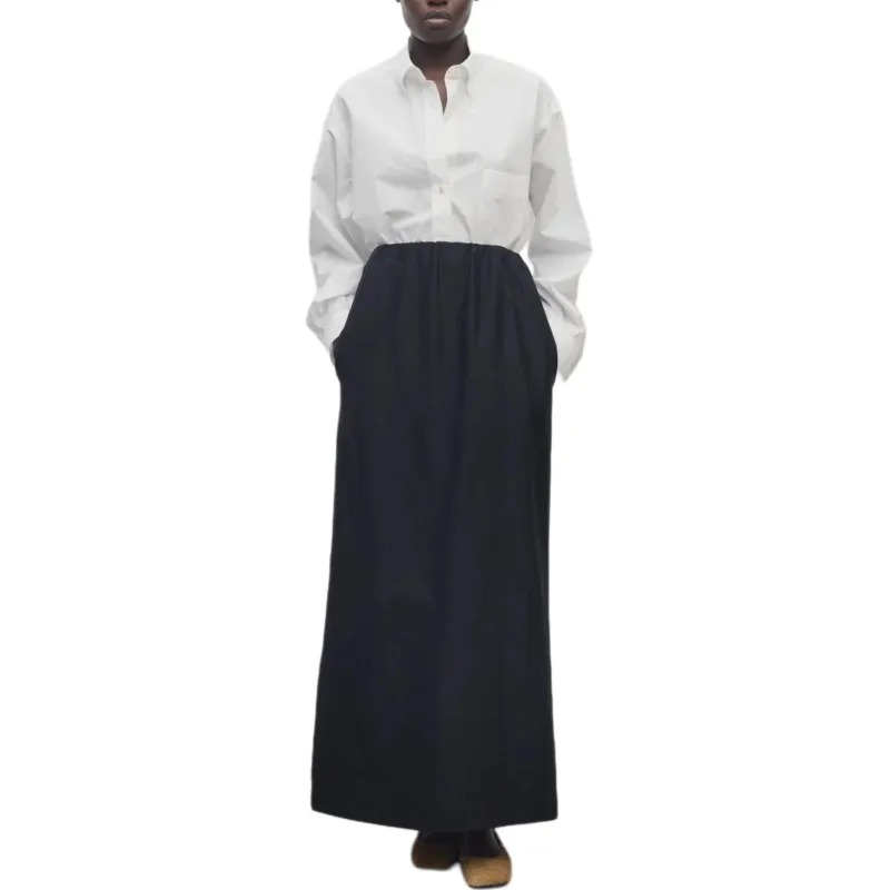 THE ROW Casual Long Skirt Women's Black-2
