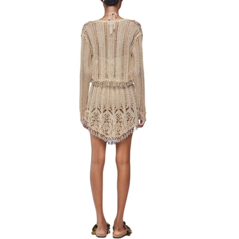Paco Rabanne Crochet knit Cardigan-3
