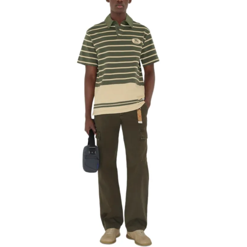 Burberry SS25 Polo Shirt Men's Green-1