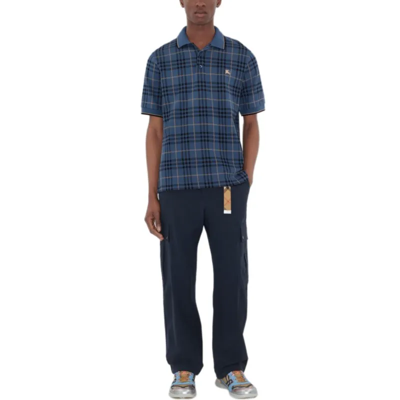 Burberry SS25 Polo Shirt Men's Blue-2