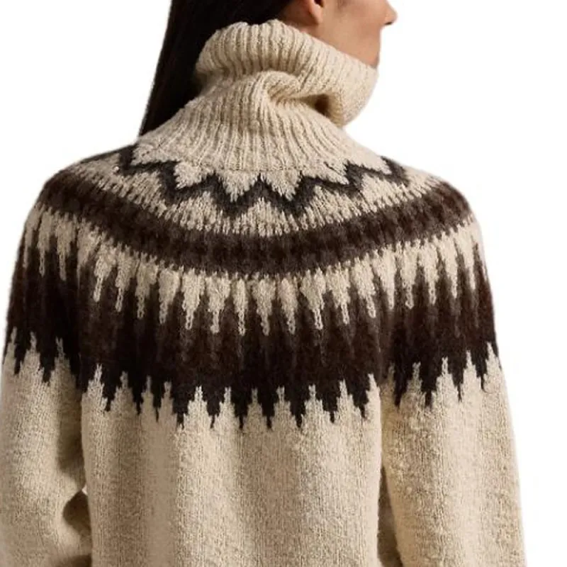 Polo Ralph Lauren Fair-Isle Roll-Neck Knitted Jumper-5