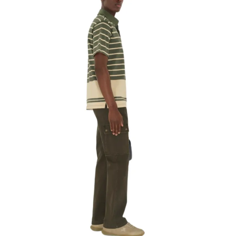 Burberry SS25 Polo Shirt Men's Green-3