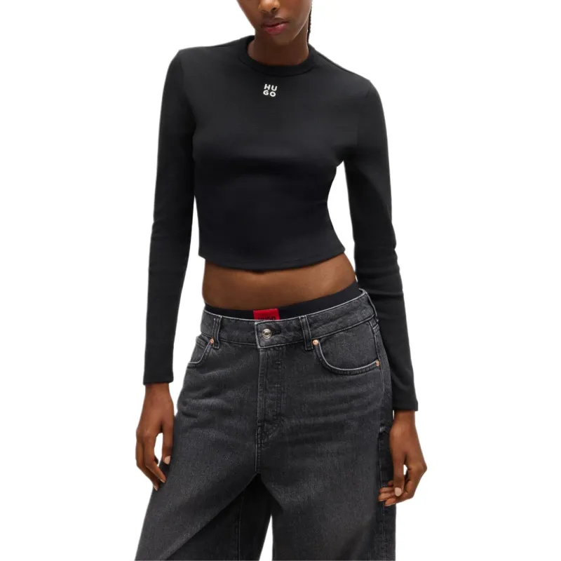 HUGO BOSS Regular T Shirt Women's Black-1