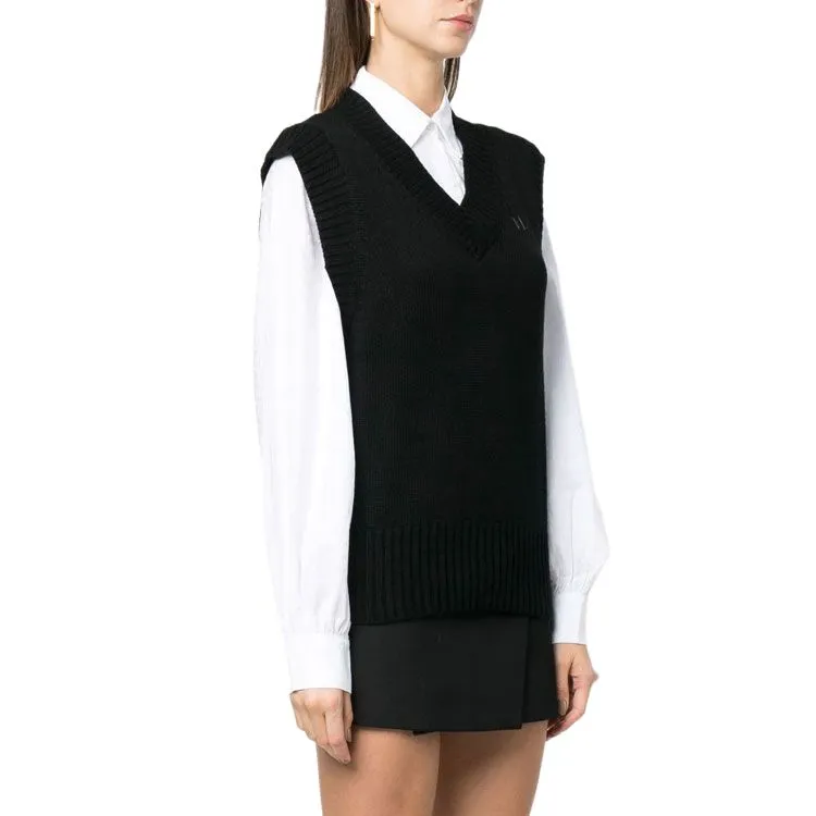 KARL LAGERFELD FW22 Sweater Women's Black White-2