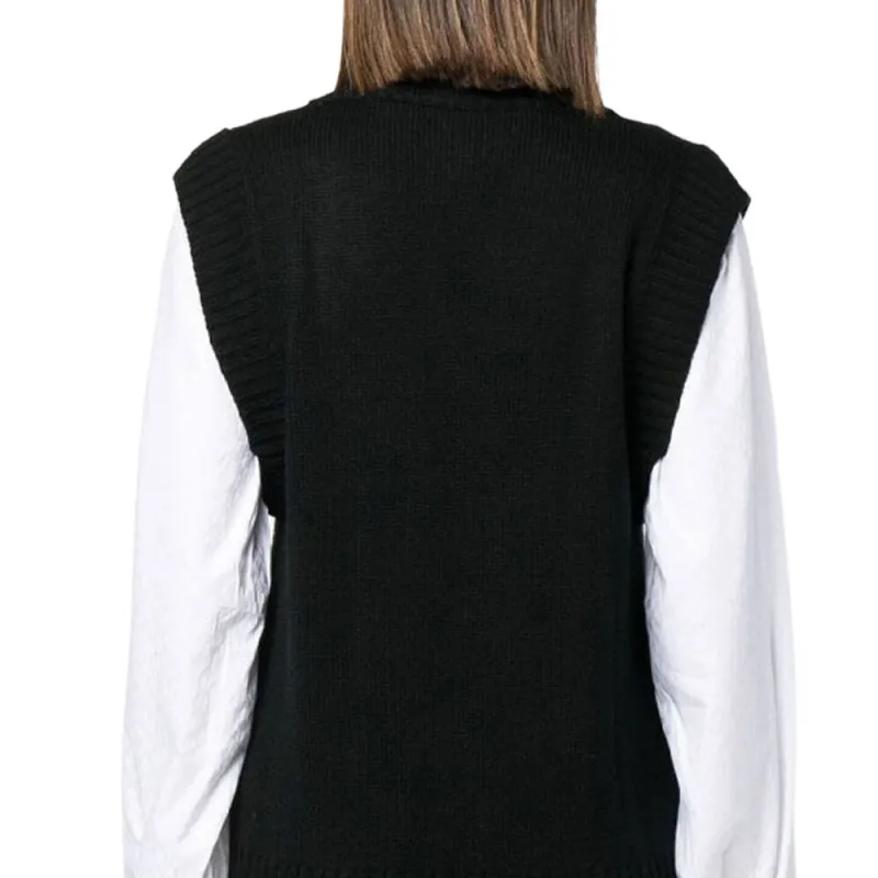KARL LAGERFELD FW22 Sweater Women's Black White-4