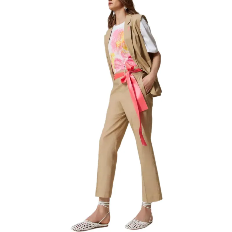 Twinset High rise Tailored Trousers-2