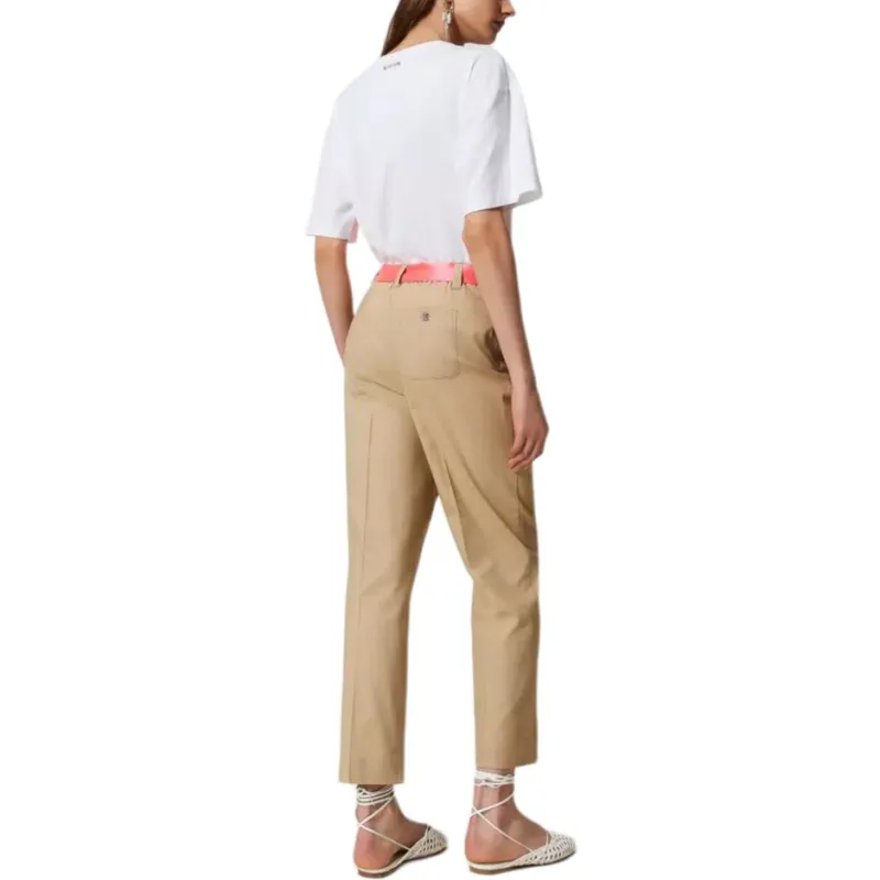 Twinset High rise Tailored Trousers-3