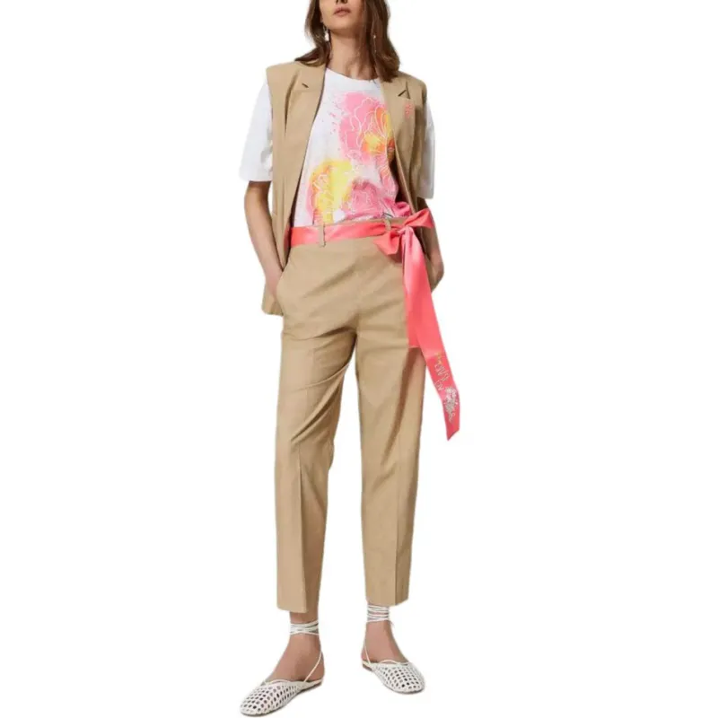 Twinset High rise Tailored Trousers-1