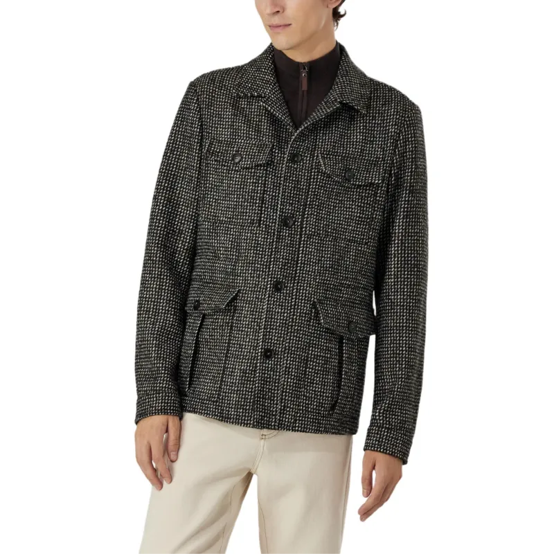CANALI Jackets & Coats Men's Black-2