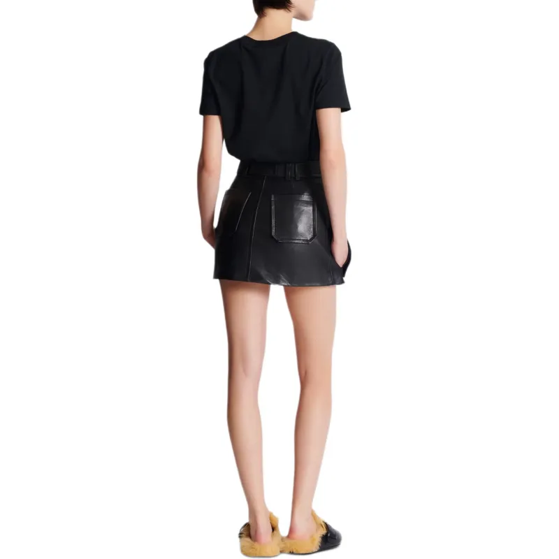 BALMAIN Belted Skirt-3