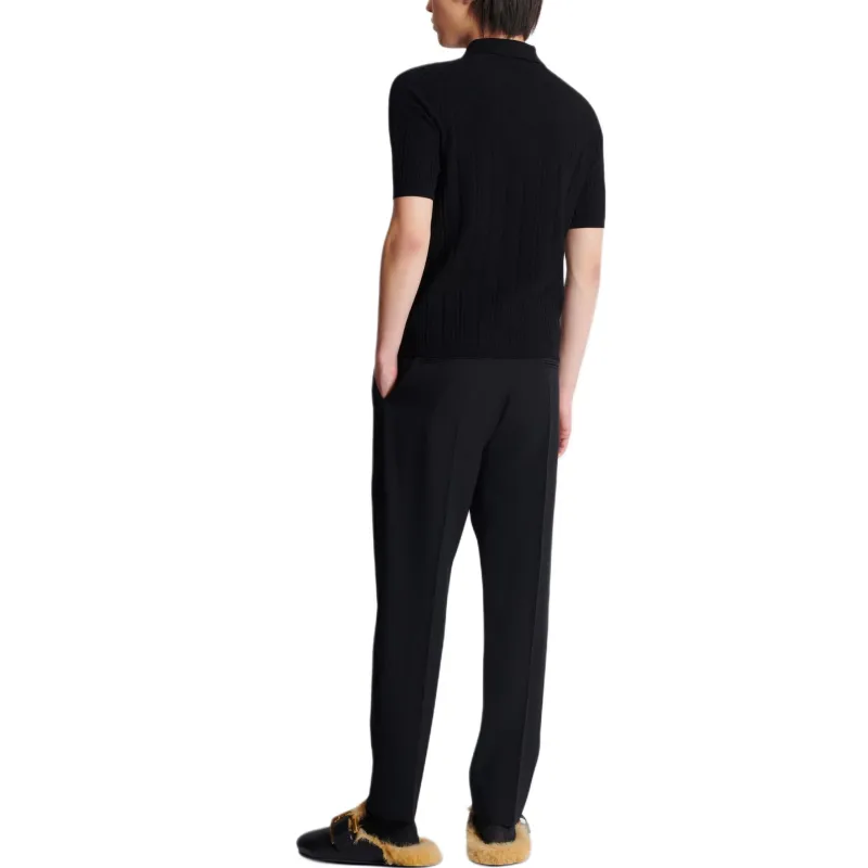 BALMAIN Polo Shirts Men Black-5
