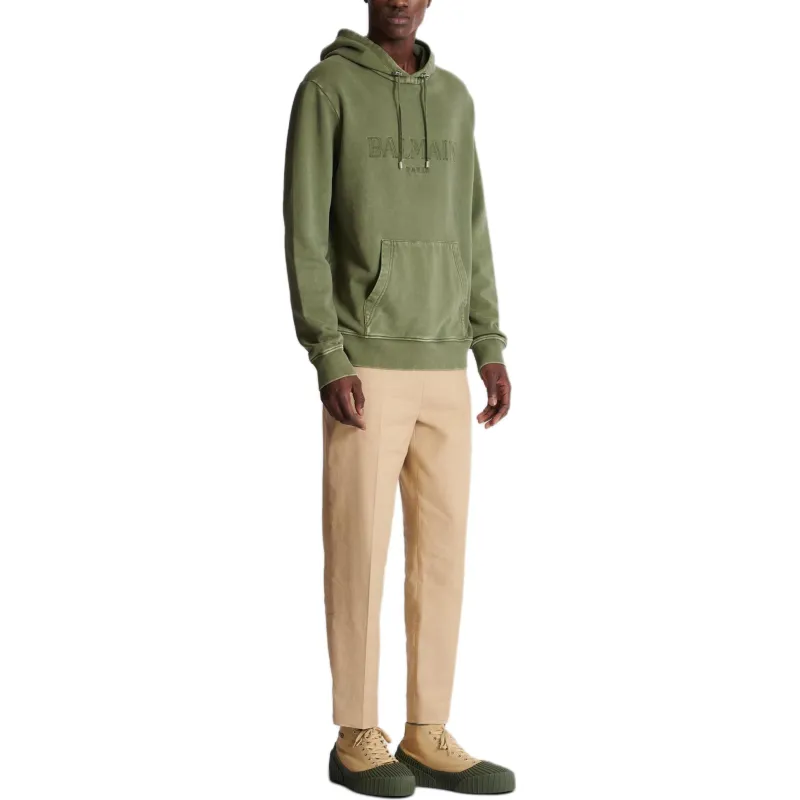 BALMAIN Sweatshirts Men Green-4