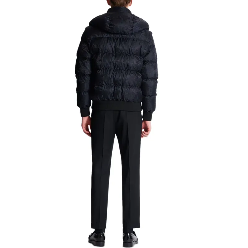 BALMAIN Monogram jacquard Padded Jacket-3