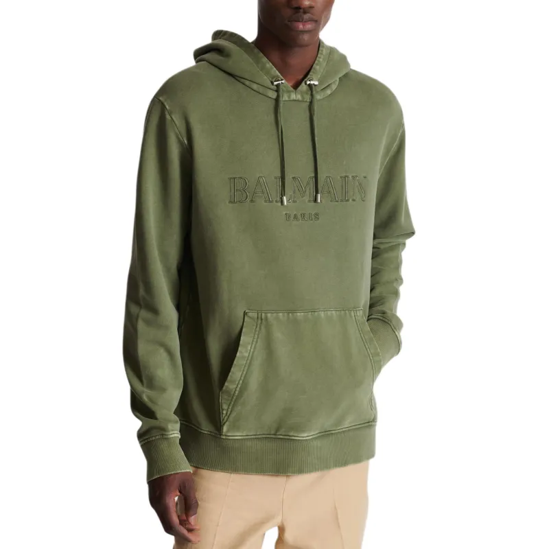BALMAIN Sweatshirts Men Green-3