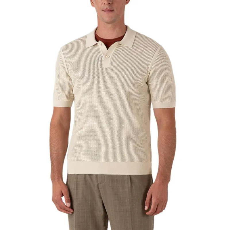 SUNSPEL SS25 Polo Shirt Men's Raw White-1