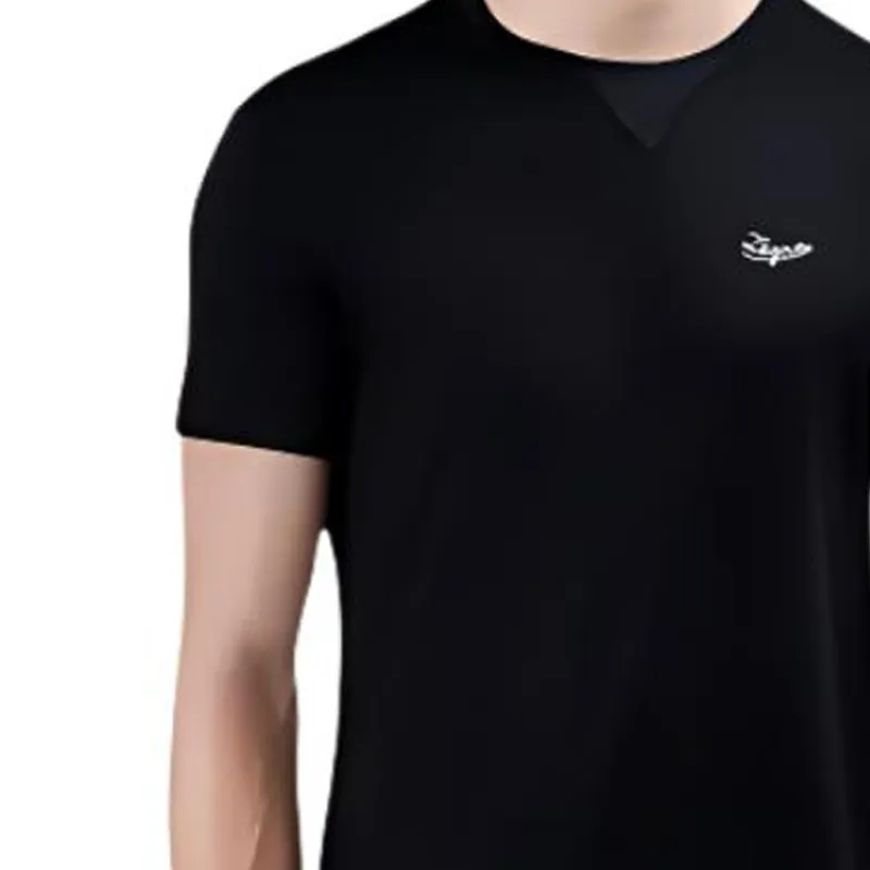 Zzegna T Shirts Men Navy Blue-4