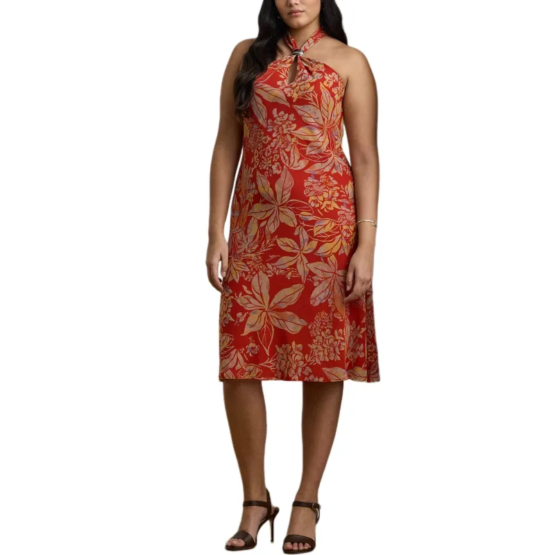 LAUREN RALPH LAUREN Slip Dress Women's Red-1